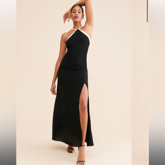 Anthropologie Dresses & Skirts - Awaylee Halter Slit Maxi Dress